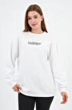 İÇİ POLARLI BASKI DETAYLI SWEATSHIRT (B23-37401)