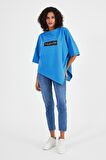 ALEXANDERGARDI ASİMETRİK KESİM OVERSİZE T-SHIRT(B24-00194)