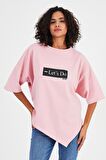 ALEXANDERGARDI ASİMETRİK KESİM OVERSİZE T-SHIRT(B24-00194)