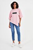 ALEXANDERGARDI ASİMETRİK KESİM OVERSİZE T-SHIRT(B24-00194)