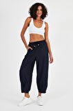 ALEXANDERGARDI BELİ LASTİKLİ CEPLİ BAYAN PANTOLON(B24-003)