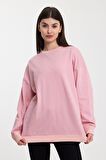 ALEXANDERGARDI BİSİKLET YAKA OVERSIZE SWEATSHIRT(B24-37403)