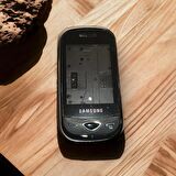 Samsung B3410 Kasa Samsung Galaxy B3410 Uyumlu Siyah Renk Orta Kasa Ön Arka Kapak Tuş Takımı 