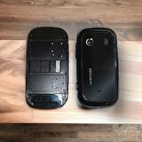 Samsung B3410 Kasa Samsung Galaxy B3410 Uyumlu Siyah Renk Orta Kasa Ön Arka Kapak Tuş Takımı 