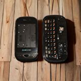 Samsung B3410 Kasa Samsung Galaxy B3410 Uyumlu Siyah Renk Orta Kasa Ön Arka Kapak Tuş Takımı 