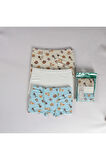 ELMAS Karışık Desen 3lü Erkek Çocuk Boxer Set B-84