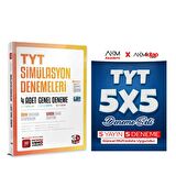 3D TYT 4 lü ve AKM 5 li Deneme Seti 2 Kitap