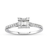 0.28 Ct Baget Pırlanta Yüzük B5
