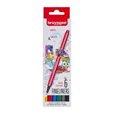 Bruynzeel FİNELINER 0,4 MM SET 6 RENK (BASIC)