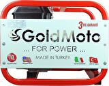 GoldMoto GM4BJBS Benzinli 4 Kva NSM Alternatörlü Monofaze Jeneratör ATALARGM4BJBS