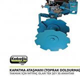 Kadıoğlu Eko Duyarga Taşıyıcı + Çapa Bıçağı + 4lü Diskaro + Kapama + Pulluk KDM111