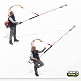 Kadıoğlu HMX Kawasaki TJ53E Motorlu Amortisörlü Dal Silkeleme Makinesi (Ot Biçme Aparatlı)