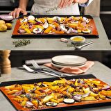 Silpat Fırınlanabilir Kendinden Yağlı Yıkanabilir Silikon Pişirme Matı Hamur Açma Matı 30x40