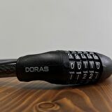 Doras Bisiklet Elektrikli Scooter Mobilet Bebek Arabası Çelik Kesilmez Şifreli Kilit B6000
