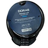 Doras Bisiklet Elektrikli Scooter Mobilet Bebek Arabası Çelik Kesilmez Şifreli Kilit B6000