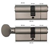 MUL-T-LOCK Bilyalı İkiz Tuzaklı Barel Seti 69mm 7x7 - 92100860