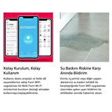 Fonri Wi-Fi Akıllı Su Baskın Sensörü Su Basma Sensörü WF3-AL1-0303-01
