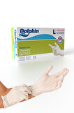 Dolphin Lateks Pudralı L Beden Eldiven 100'lü