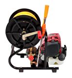 Gardenpro GP-900/4T Makaralı 4 Zamanlı İlaçlama Makinesi 25 Metre Hortumlu