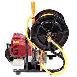 Gardenpro GP-900/4T Makaralı 4 Zamanlı İlaçlama Makinesi 25 Metre Hortumlu
