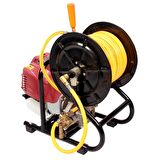 Gardenpro GP-900/4T Makaralı 4 Zamanlı İlaçlama Makinesi 25 Metre Hortumlu