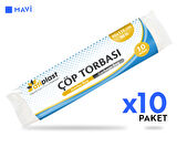 Atiplast Çöp Torbası Endüstriyel Jumbo Boy 500 gr 80 x 110 cm Siyah
