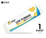 Atiplast Çöp Torbası Profesyonel Jumbo Boy 1000 gr 80 x 110 cm Siyah 5 Rulo