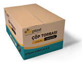Atiplast Çöp Torbası Profesyonel Jumbo Boy 1000 gr 80 x 110 cm Siyah 10 Rulo