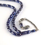 Ateş Kehribar 925Ayar Gümüş Çakım ve Püskül Kapsül Kesim 7x11mm Tesbih