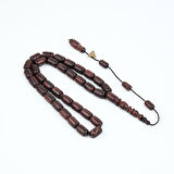 Kırmızı Plesenk Ağacı Kapsül Kesim 9x14mm Tesbih