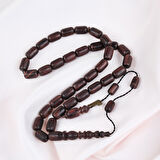 Kırmızı Plesenk Ağacı Kapsül Kesim 9x14mm Tesbih