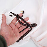 Kırmızı Plesenk Ağacı Kapsül Kesim 9x14mm Tesbih