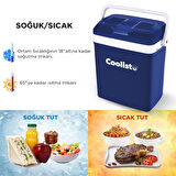 Coolist CLT18 12Volt/220Volt AC/DC 18 Litre Sıcak/Soğuk Oto Buzdolabı