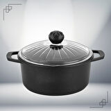 Elmas Derin Tencere 24 Cm