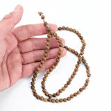 Venge Ağacı 99luk Küre Kesim 6mm Namaz Tesbihi