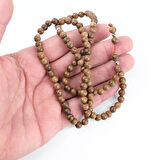 Venge Ağacı 99luk Küre Kesim 6mm Namaz Tesbihi