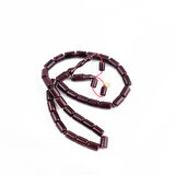 Kadim Katalin Eski Kalemlik Obje Usta İşi İmzalı Kesme Kesim 8x12mm Tesbih -Vişne Çürüğü