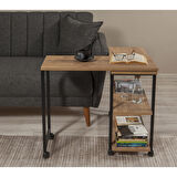 Malaga 360 Derece Dönebilen Yan Sehpa Yan Sehpa