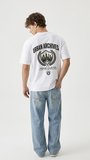 Erkek Beyaz Urban Archives Sırt Baskılı Premium Oversize Tişört Beyaz / XS