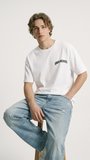 Erkek Beyaz Urban Archives Sırt Baskılı Premium Oversize Tişört Beyaz / XXL