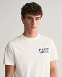 Gant Saf Pamuk Regular Fit Bisiklet Yaka Erkek Tişört 433.l Beyaz Gant Saf Pamuk Regular Fit Bisiklet Yaka Erkek Tişört 433.l Beyaz S