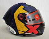 MT Kask Revenge 2 Lıght B7 Mat Mavi - Şeffaf Vizörlü XL