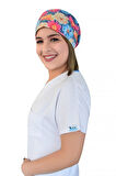 Çiçek Bahçesi Desenli Cerrahi Bone B71