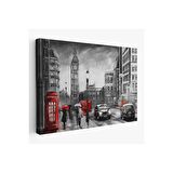 Ingiltere Londra Yağlıboya Görünüm Dekoratif Tablo-3543