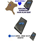 CHYSLER SEBRİNG CONVERTİBLE Uyumlu Araç,Araba,Oto direksiyon kılıfı mavi dikiş
