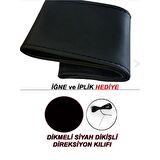 FORD FOCUS TREND Uyumlu Araç,Araba,Oto direksiyon kılıfı siyah dikiş