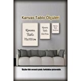 Led Işıklı Beyaz Çiçek (Yatak odası tablosu)