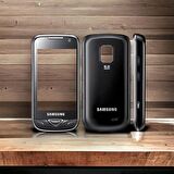 Samsung B7722 Kasa Samsung Galaxy B7722 Uyumlu Siyah Renk Orta Kasa Ön Arka Kapak Tuş Takımı 