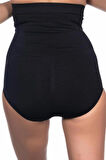 Siyah 2008 Yüksek Bel Slip Korse