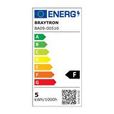 BA09-00510- 5W 3000K GÜN IŞIĞI E14 MUM LED AMPUL 5 Lİ PAKET